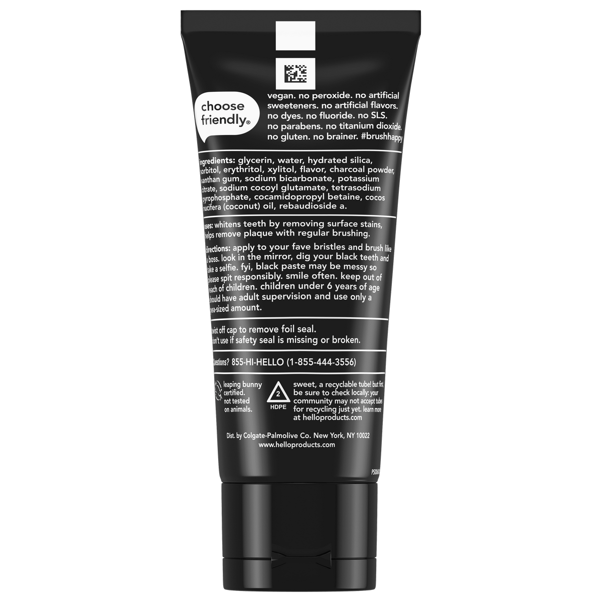 Epic Whitening Charcoal Fluoride Free Toothpaste, Fresh Mint, 4.0 Oz Tube
